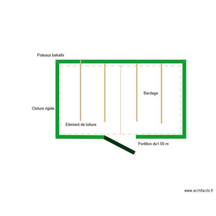 ABRI PRODUIT DANGEREUX GEODIS. Plan de 0 pièce et 0 m2