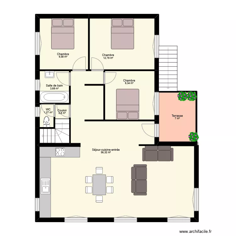 bastide des cypres TEST. Plan de 19 Pièces et 195 m²