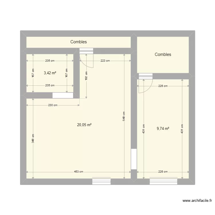 ACNAgo44 / 1. Plan de 5 et 39 m² ACNAgo44 / 1. Plan de 5 et 39 m²