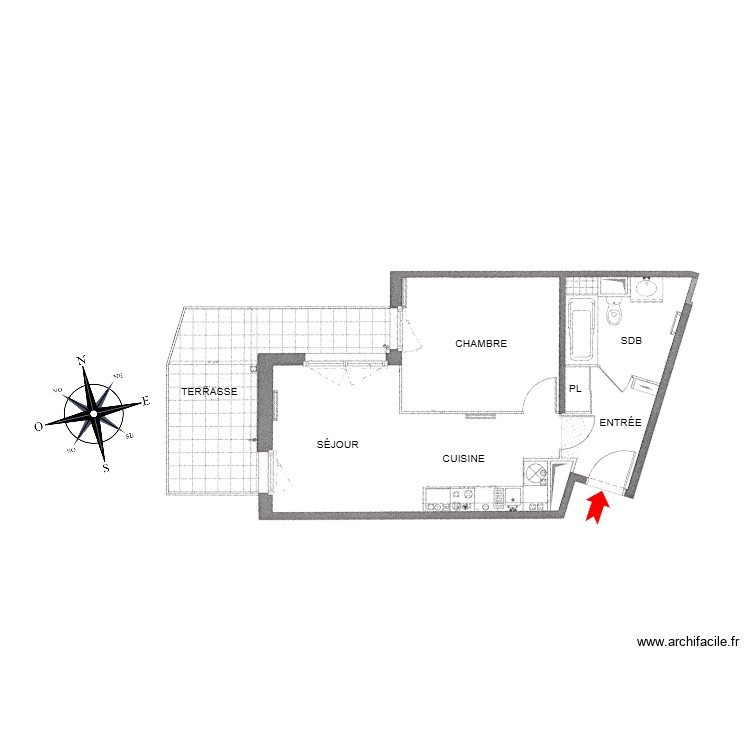 BI 32496 -. Plan de 0 pièce et 0 m2