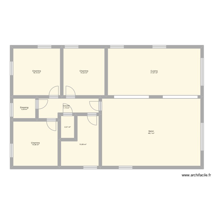 Plan projet RDC CHEMAUDIN. Plan de 0 pièce et 0 m2