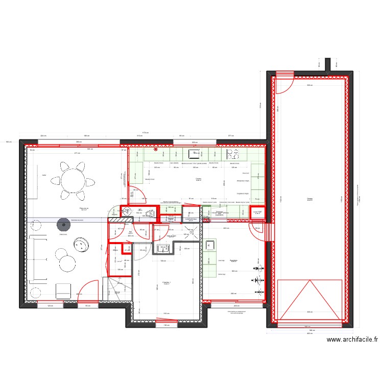 ARNOULD 2. Plan de 36 pièces et 597 m2