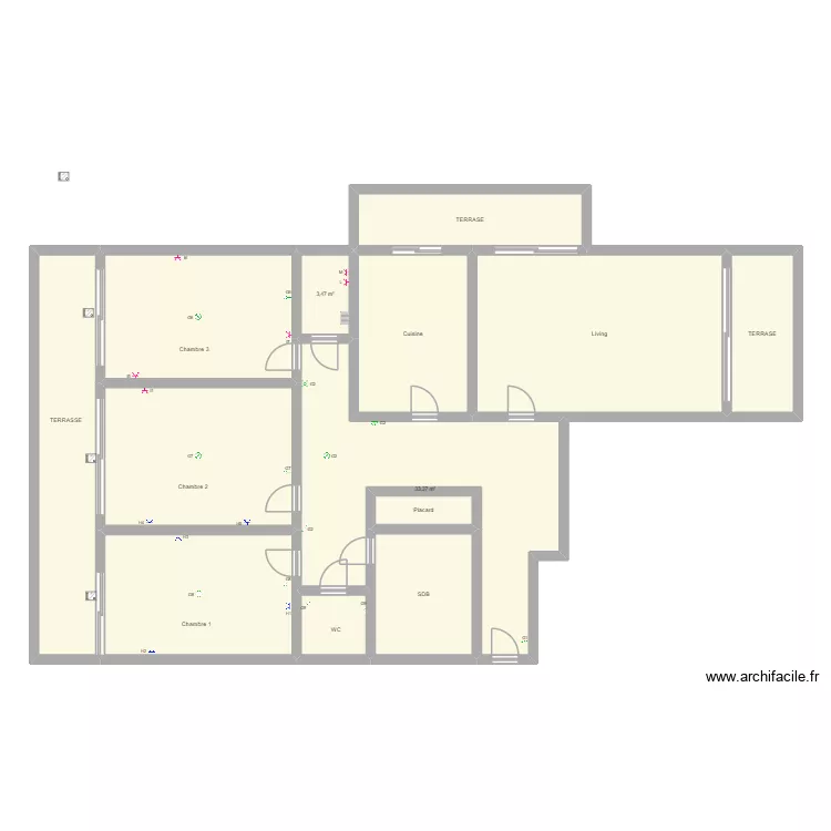 schema apart colonel bourg. Plan de 13 et 208 m² schema apart colonel bourg. Plan de 13 et 208 m²