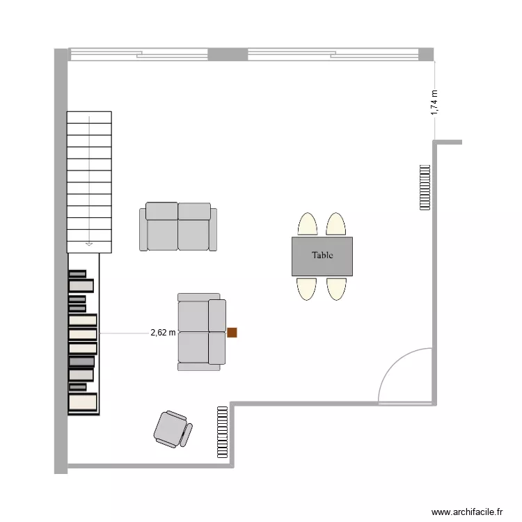 la Fayette. Plan de 