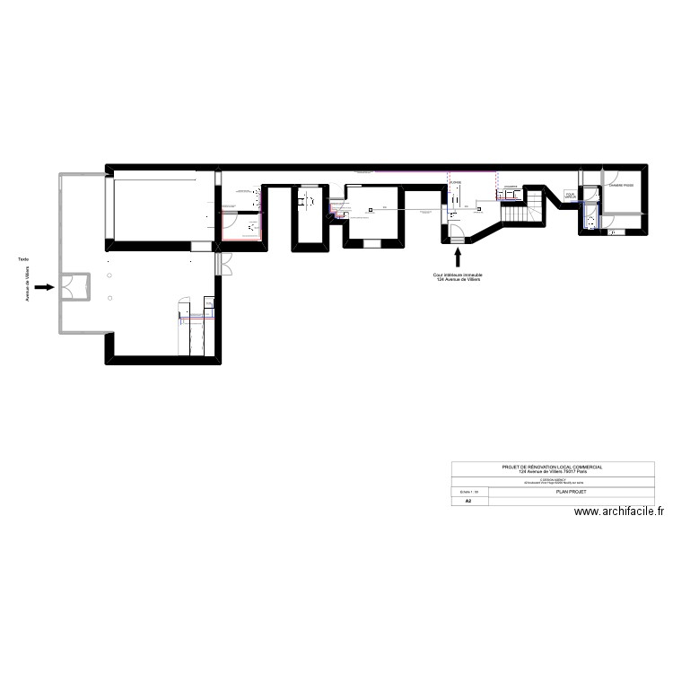 MAISON GABRIEL PLAN PLOMBERIE. Plan de 12 pièces et 136 m2