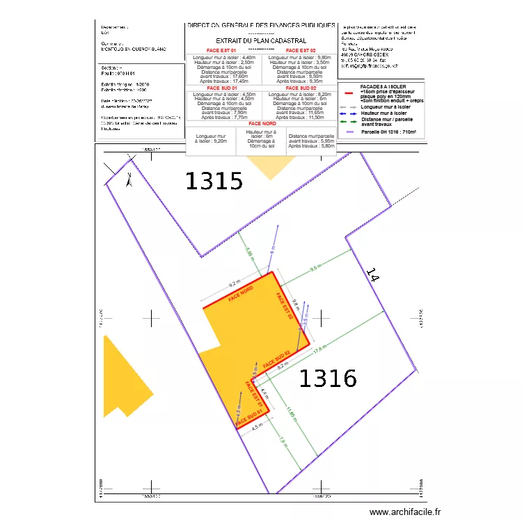 DP002 DELTOUR. Plan de 
