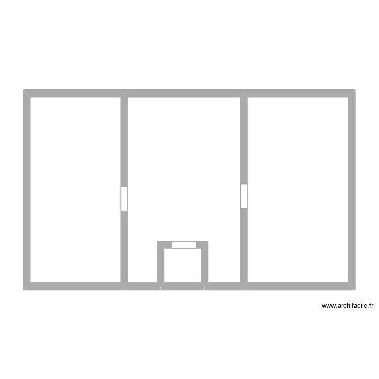 Etage Marion. Plan de 4  et 77 m²