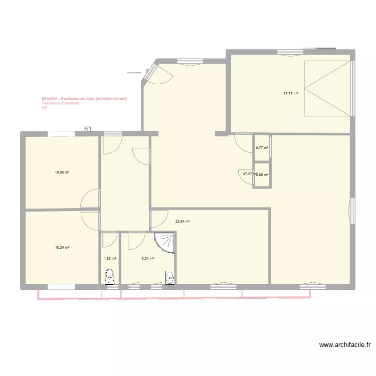 pervench&egrave;res base. Plan de 