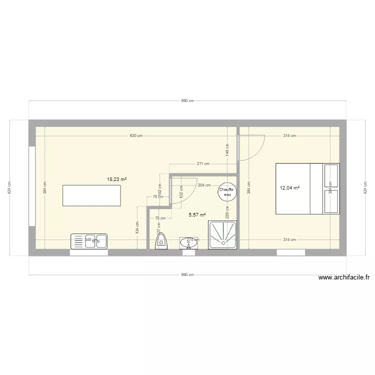 studio redha. Plan de 