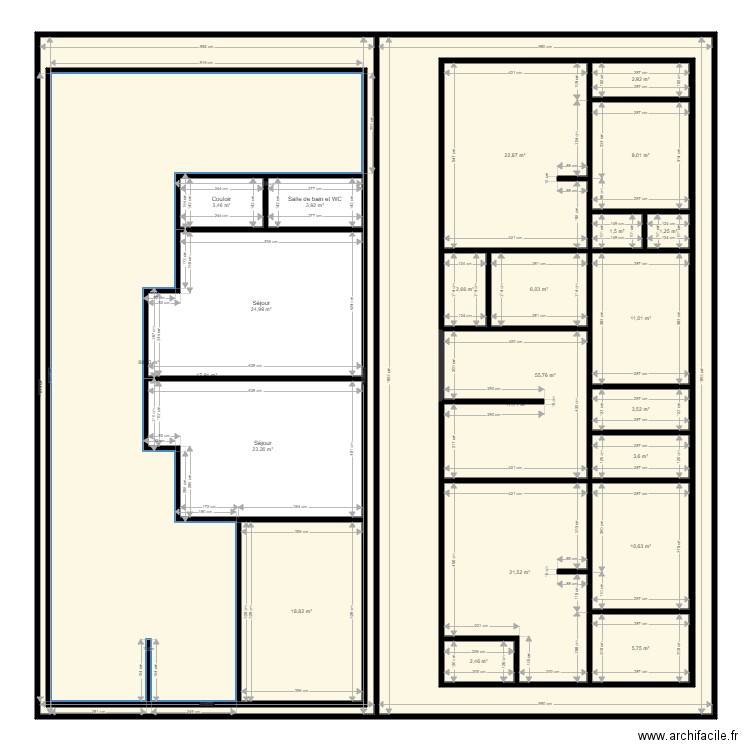 CLAUDIA RDC 1. Plan de 0 pièce et 0 m2