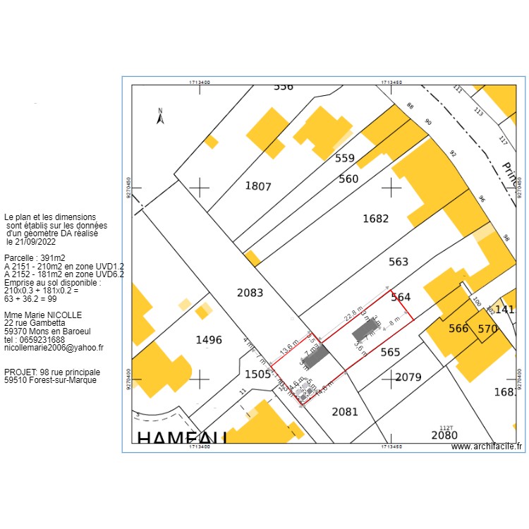 DP tiny. Plan de 0 pièce et 0 m2