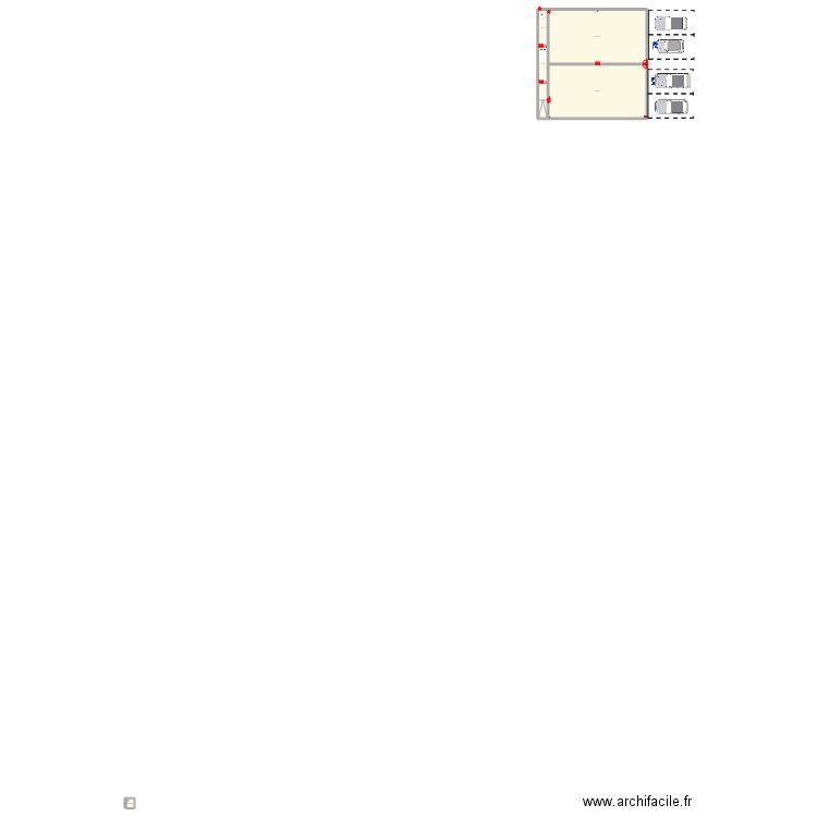 plan textile. Plan de 7 pièces et 143 m2