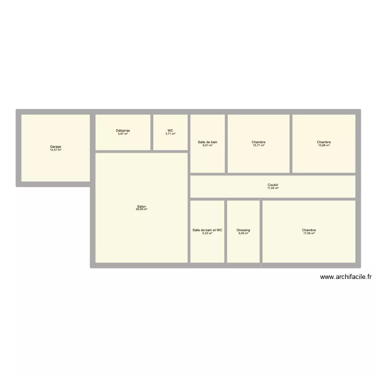 Maison Eguilles. Plan de 11 et 121 m² Maison Eguilles. Plan de 11 et 121 m²