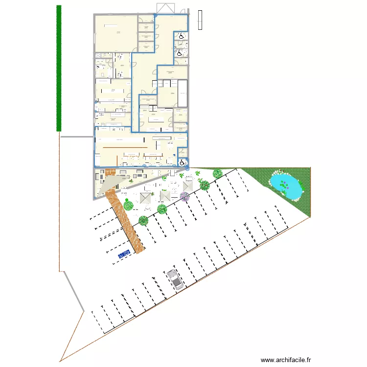 clos marquet. Plan de 