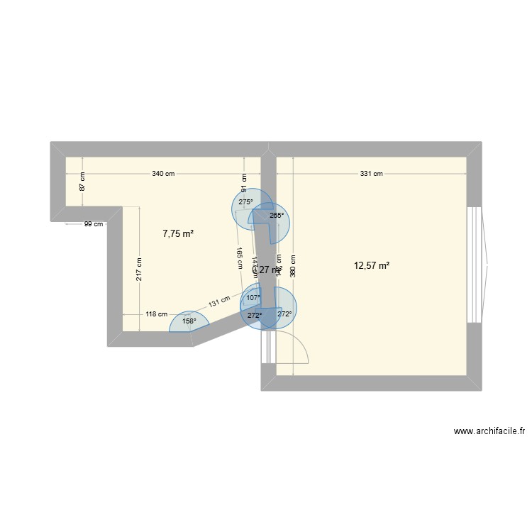 34 vlams. Plan de 0 pièce et 0 m2