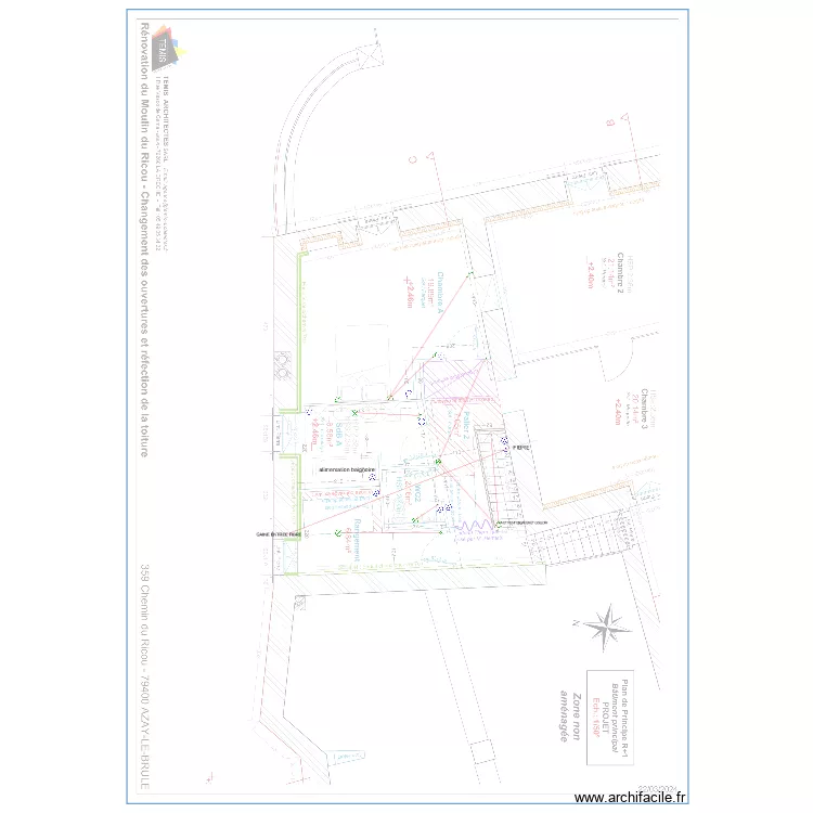 HERMITTE R+1. Plan de 