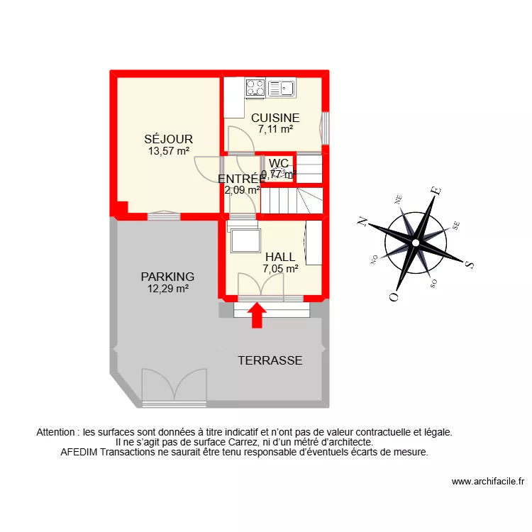 BI 34478. Plan de 25  et 136 m²
