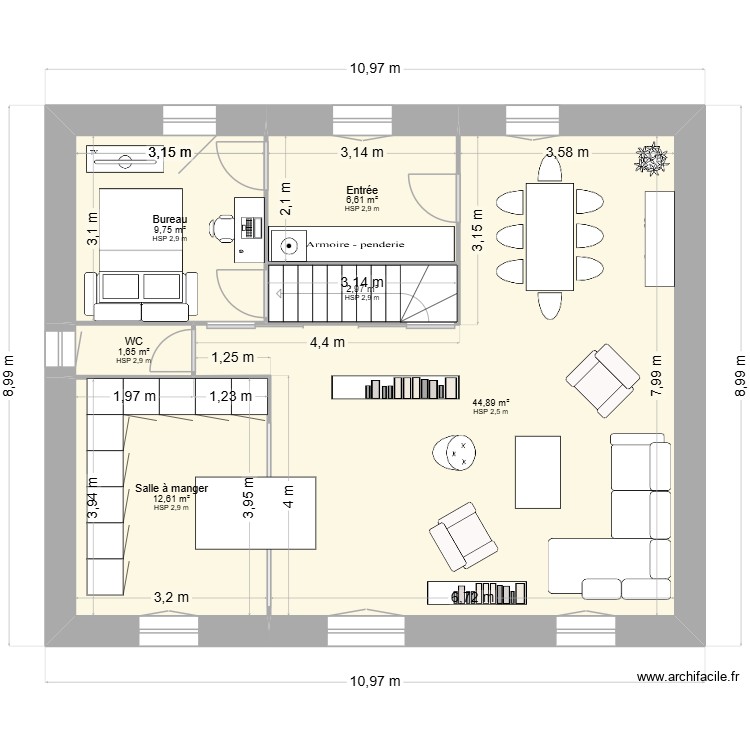 Maison aux cam&eacute;lias - PROJET. Plan de 0 pièce et 0 m2