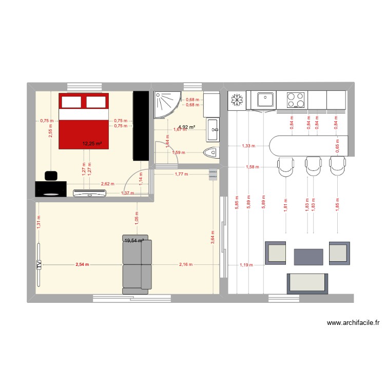 Plan A-M Schoelcher. Plan de 0 pièce et 0 m2