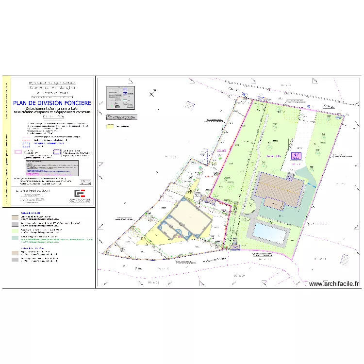 Mougins 1. Plan de 3  et 243 m²
