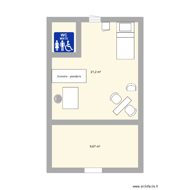 Salon julie . Plan de 0 pièce et 0 m2