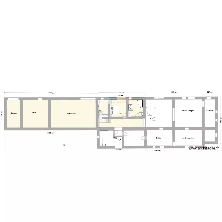 Plan de Masse La loge Aprés modif. Plan de Plan de Masse La loge Aprés modif. Plan de