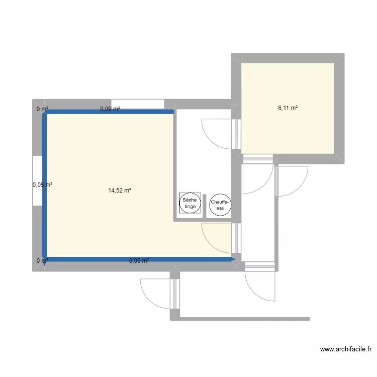 maison. Plan de 