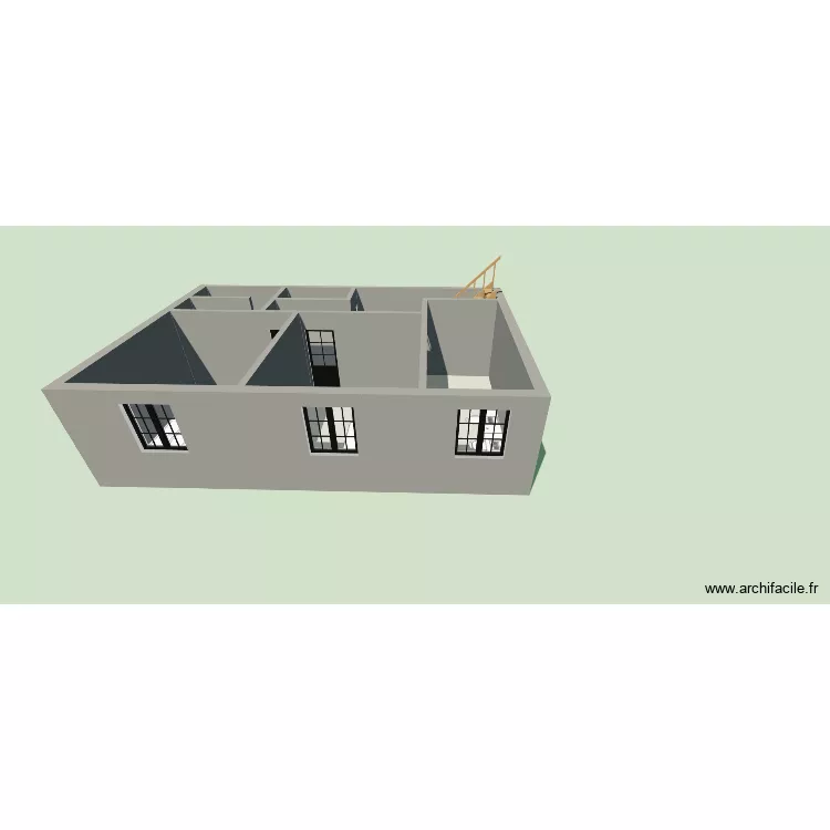 1etage. Plan de 5 et 51 m² 1etage. Plan de 5 et 51 m²