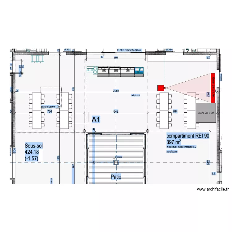 Vieux Bois v1. Plan de 