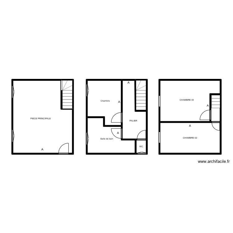 DEGRACE APPART 01. Plan de 