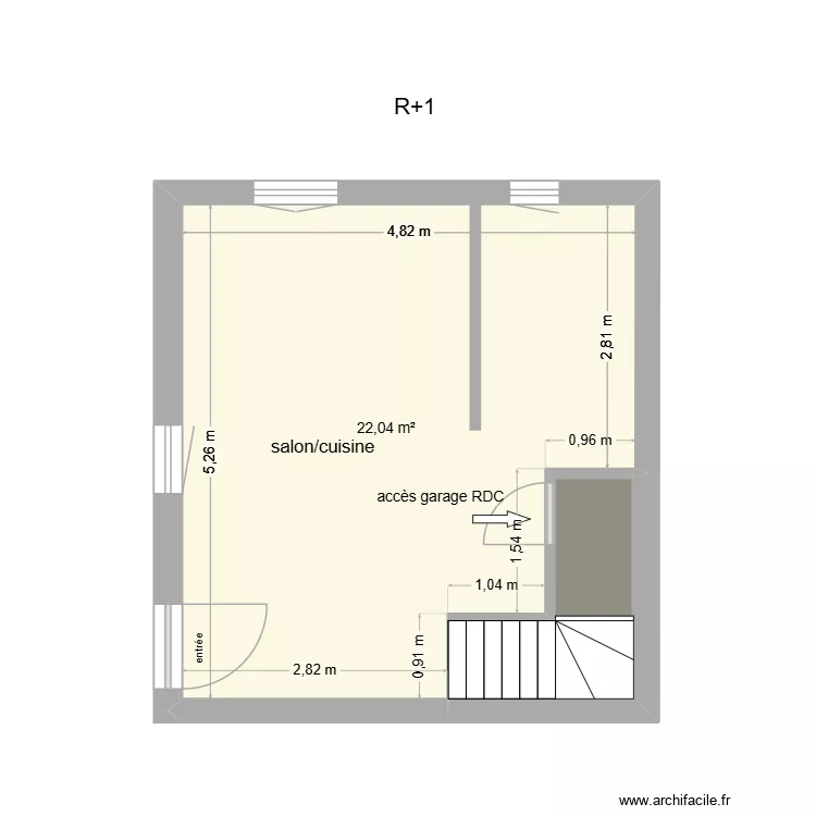 CHABERT R+1. Plan de CHABERT R+1. Plan de
