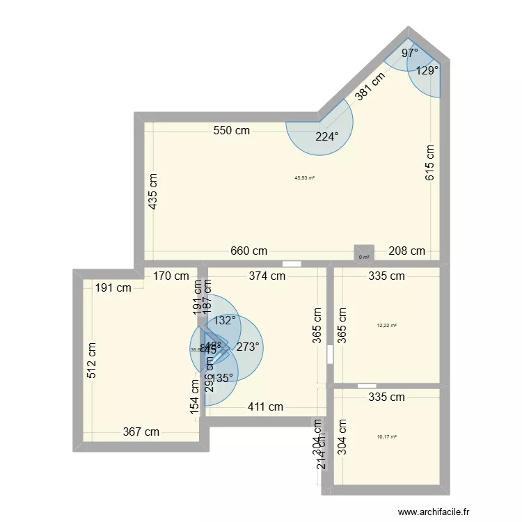 Maison Herve . Plan de 