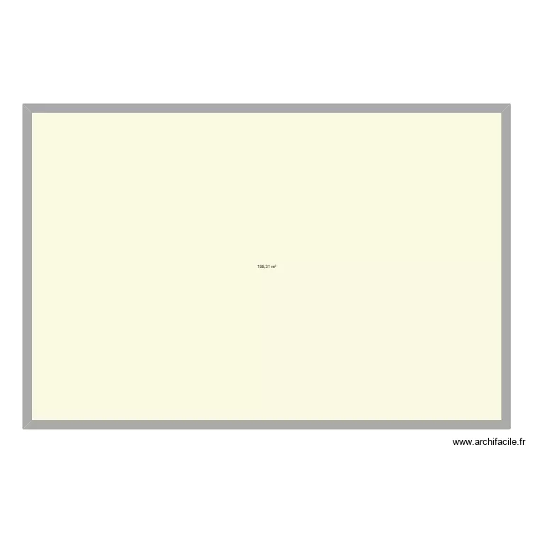 Maison futur. Plan de 