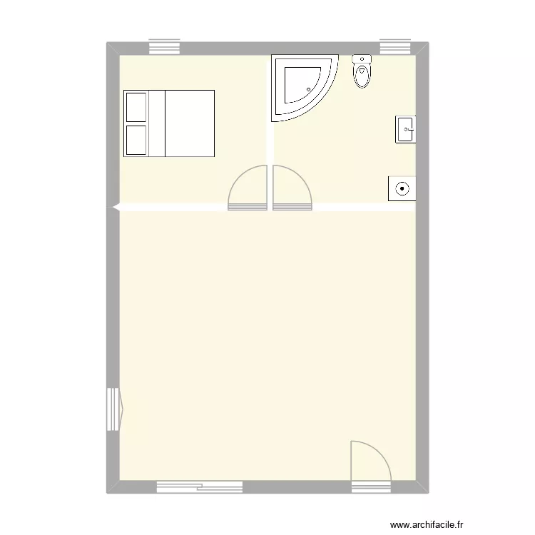 appart. Plan de 1 pièce et 53 m² appart. Plan de 1 pièce et 53 m²