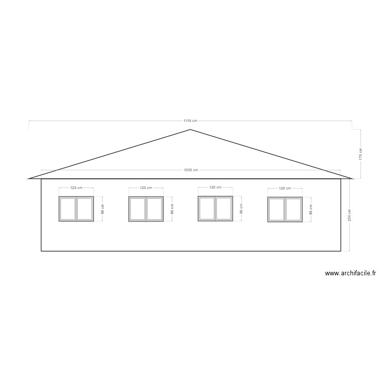 PLAN COUPE . Plan de 0 pièce et 0 m2