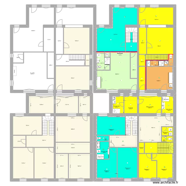 ATGER4. Plan de 91 et 611 m² ATGER4. Plan de 91 et 611 m²