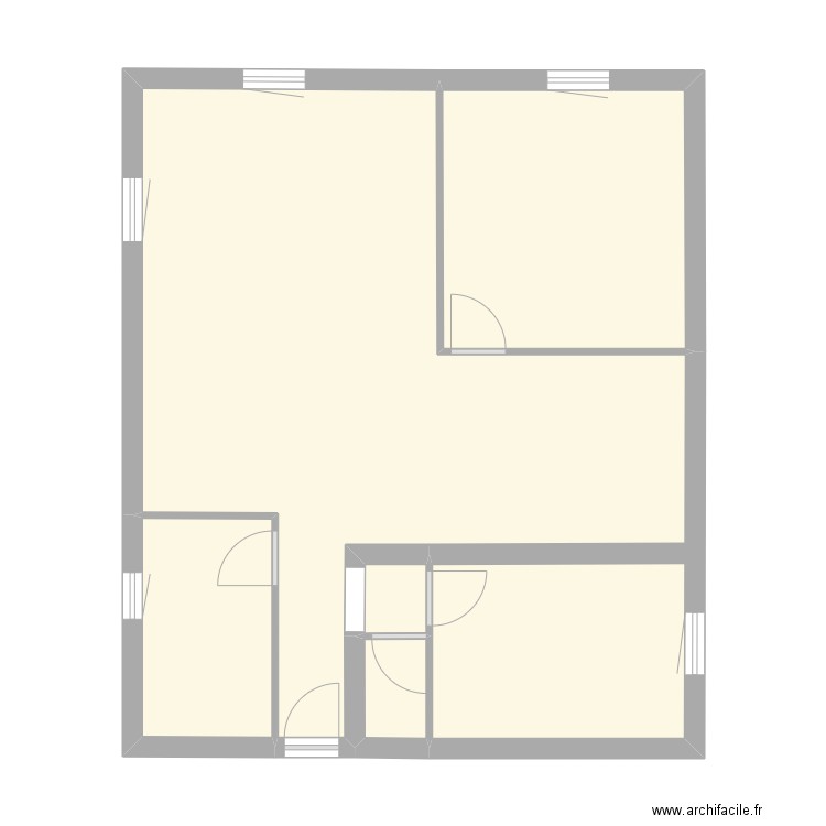 ROUX Marion. Plan de 5 pièces et 55 m2