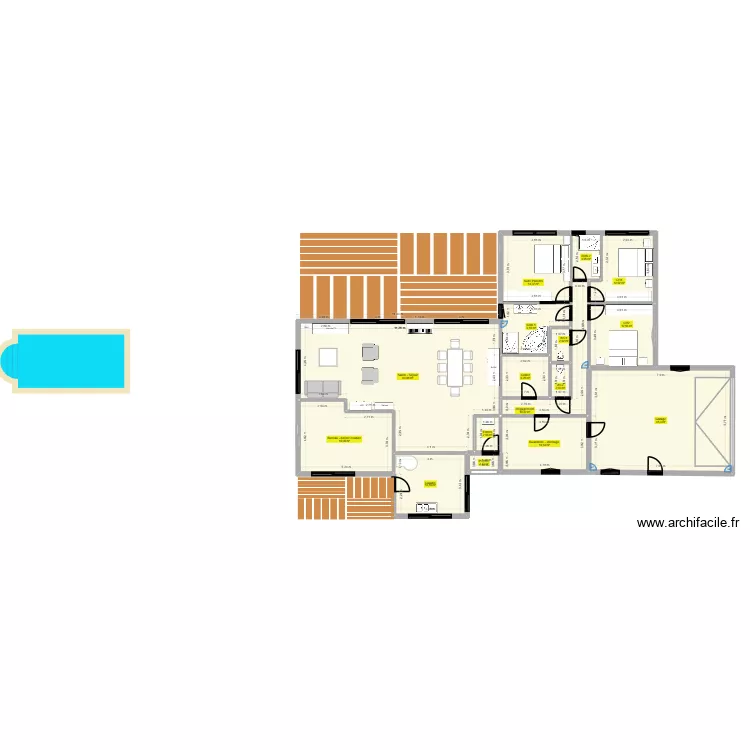 Cagnac 11. Plan de 16 et 234 m² Cagnac 11. Plan de 16 et 234 m²