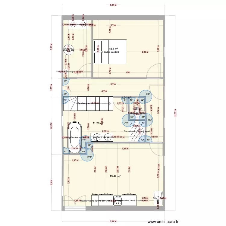 Quéliac bis. Plan de Quéliac bis. Plan de
