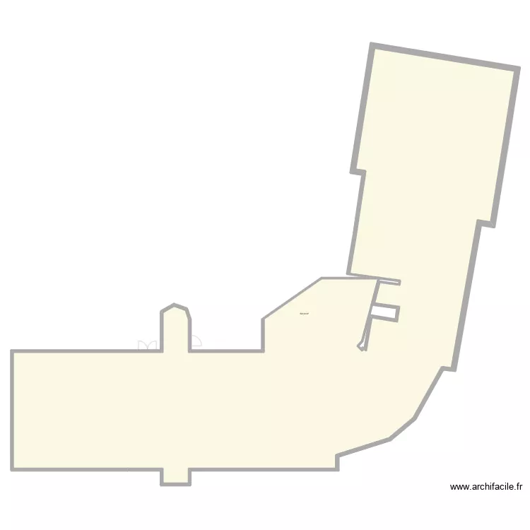 Hôtel de ville R-1 et RDC (Dylan). Plan de 25 et 1157 m² Hôtel de ville R-1 et RDC (Dylan). Plan de 25 et 1157 m²