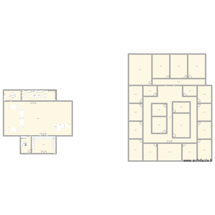 Maison Hatier Auréa. Plan de 28 pièces et 1082 m2