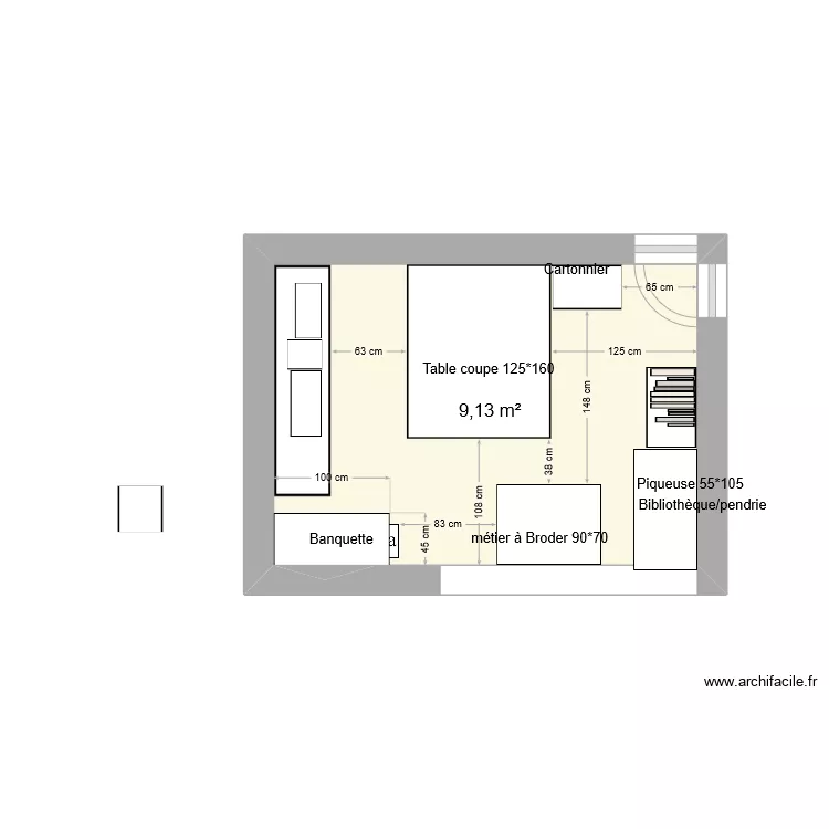 ATELIER_ETAGERES. Plan de ATELIER_ETAGERES. Plan de