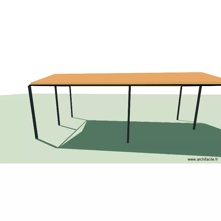 hangar. Plan de 
