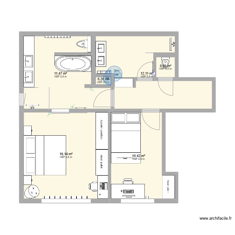 1er étage Parklaan 50 v12. Plan de 0 pièce et 0 m2 1er étage Parklaan 50 v12. Plan de 0 pièce et 0 m2