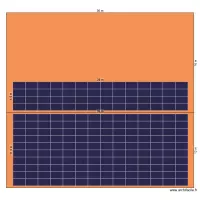 chandelier 196 modules 500wc