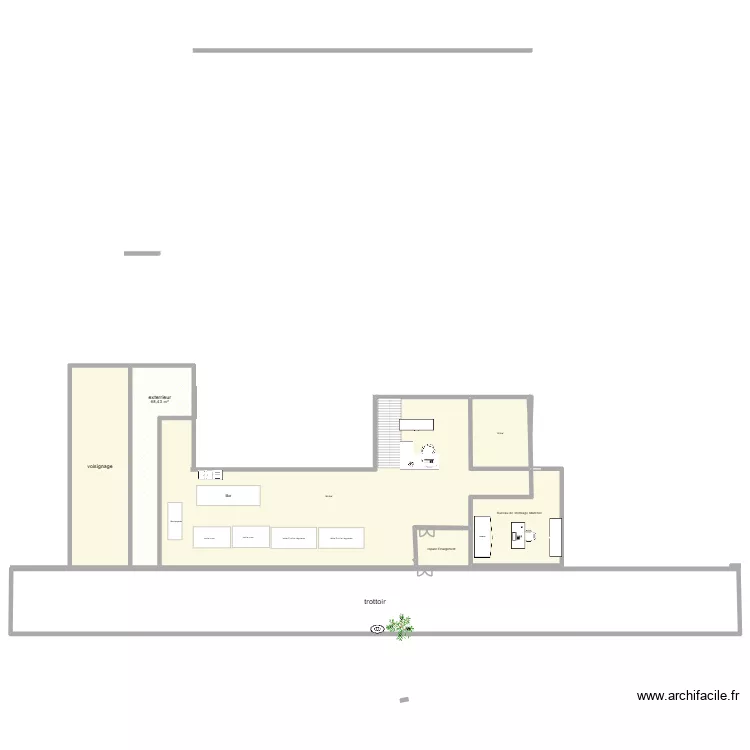 plan du 18&eacute;me. Plan de 