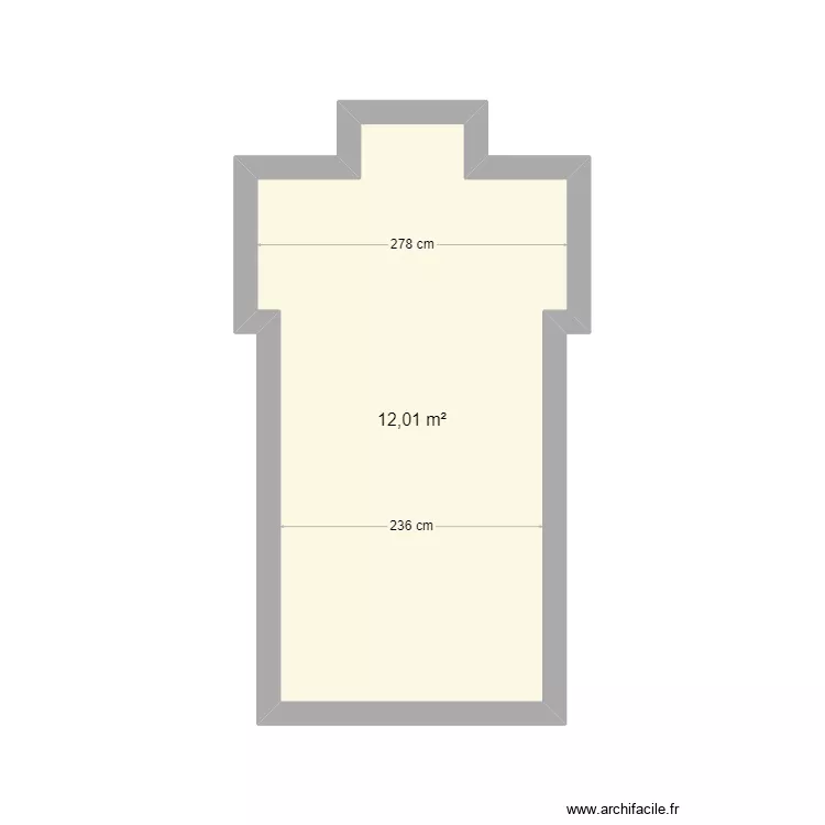 Surface Palier Toulouse. Plan de 