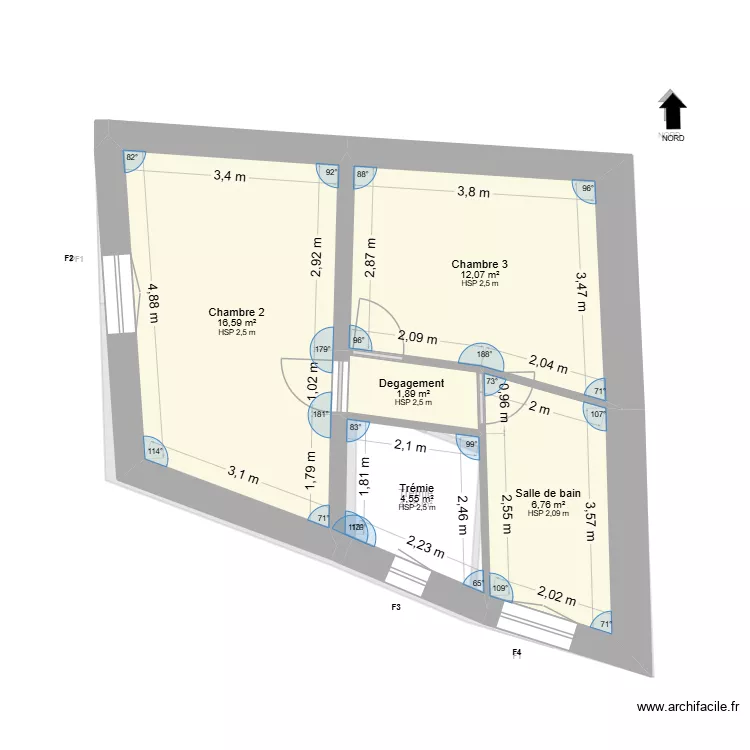 CALISE. Plan de 8 Pièces et 83 m² CALISE. Plan de 8 Pièces et 83 m²