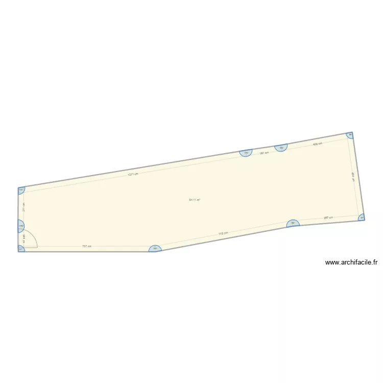 Ste-Th&eacute;r&egrave;se Superficie de la parcelle. Plan de 