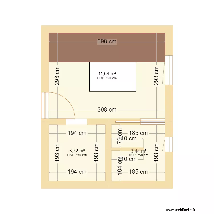 chambre 3. Plan de chambre 3. Plan de